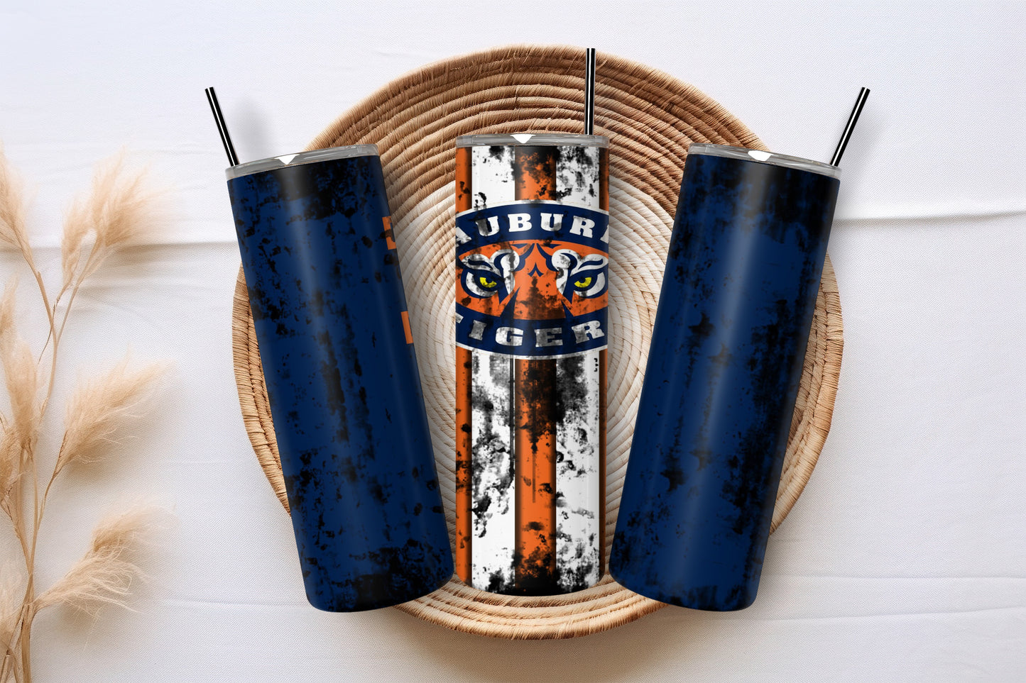 20oz Straight Skinny Tumbler Auburn War Eagle