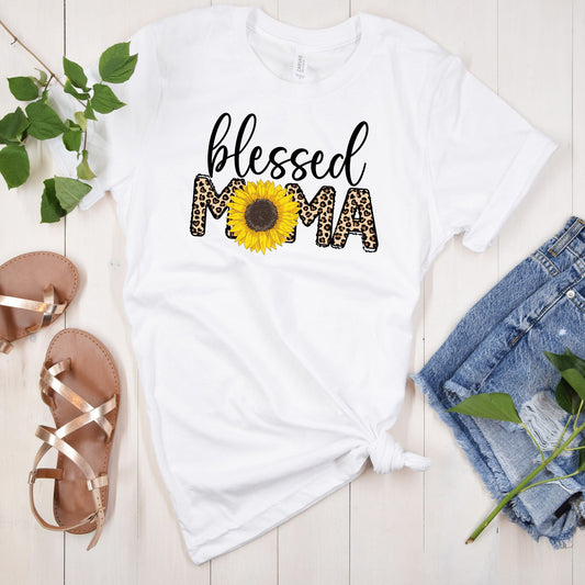 Blessed Mama  Unisex Short Sleeve Shirt