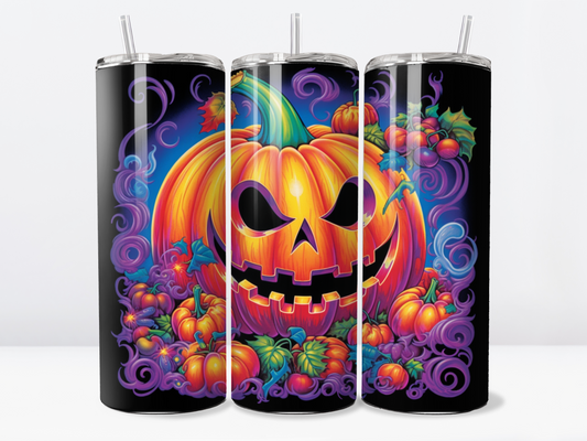 Halloween Pumpkin 20oz Skinny Tumbler